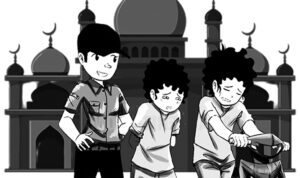 Curi Motor di Masjid