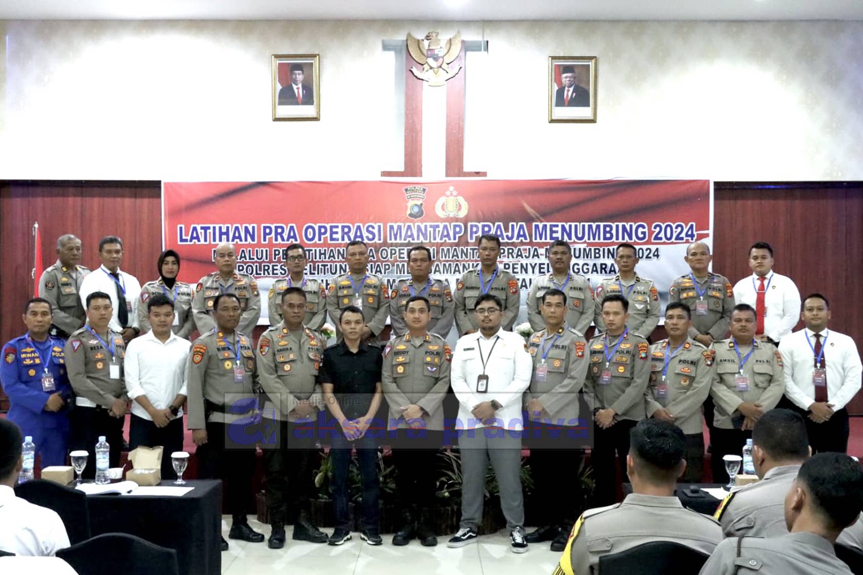 IMG 20240815 Polres Belitung Gelar Kegiatan Latihan Pra Operasi Latihan Pra Operasi