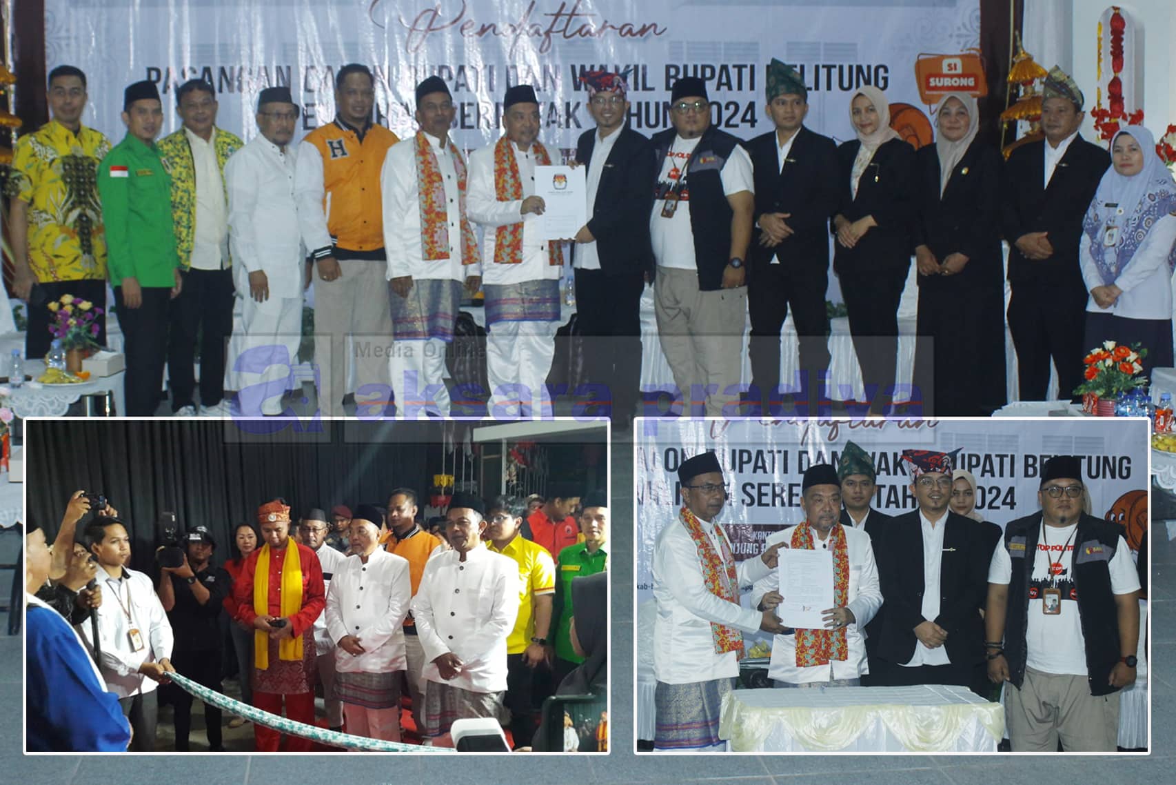 IMG 20240829 Paslon Hendra Caya dan Sylpana Diusung 4 Parpol Paslon Hendra Caya