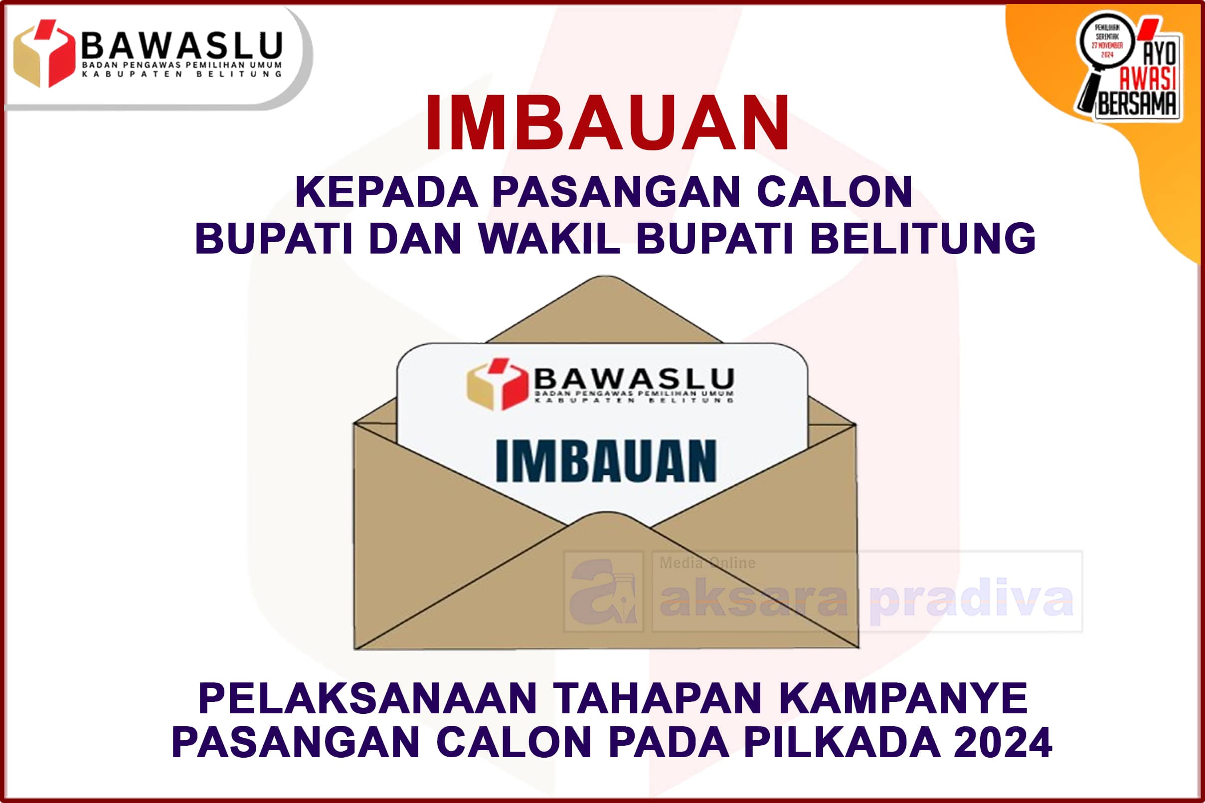 Surat Imbauan Bawaslu