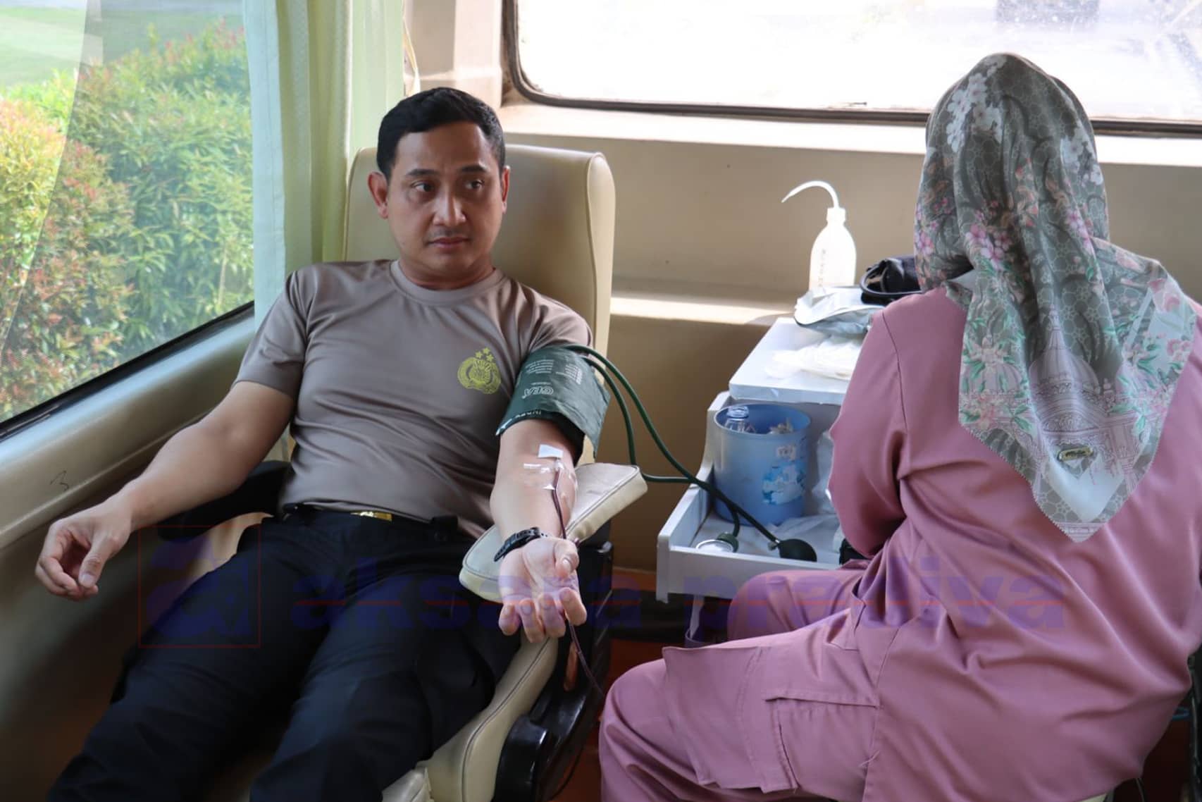 IMG 20241029 Kapolres Belitung Donorkan Darahnya Divisi Humas Polri