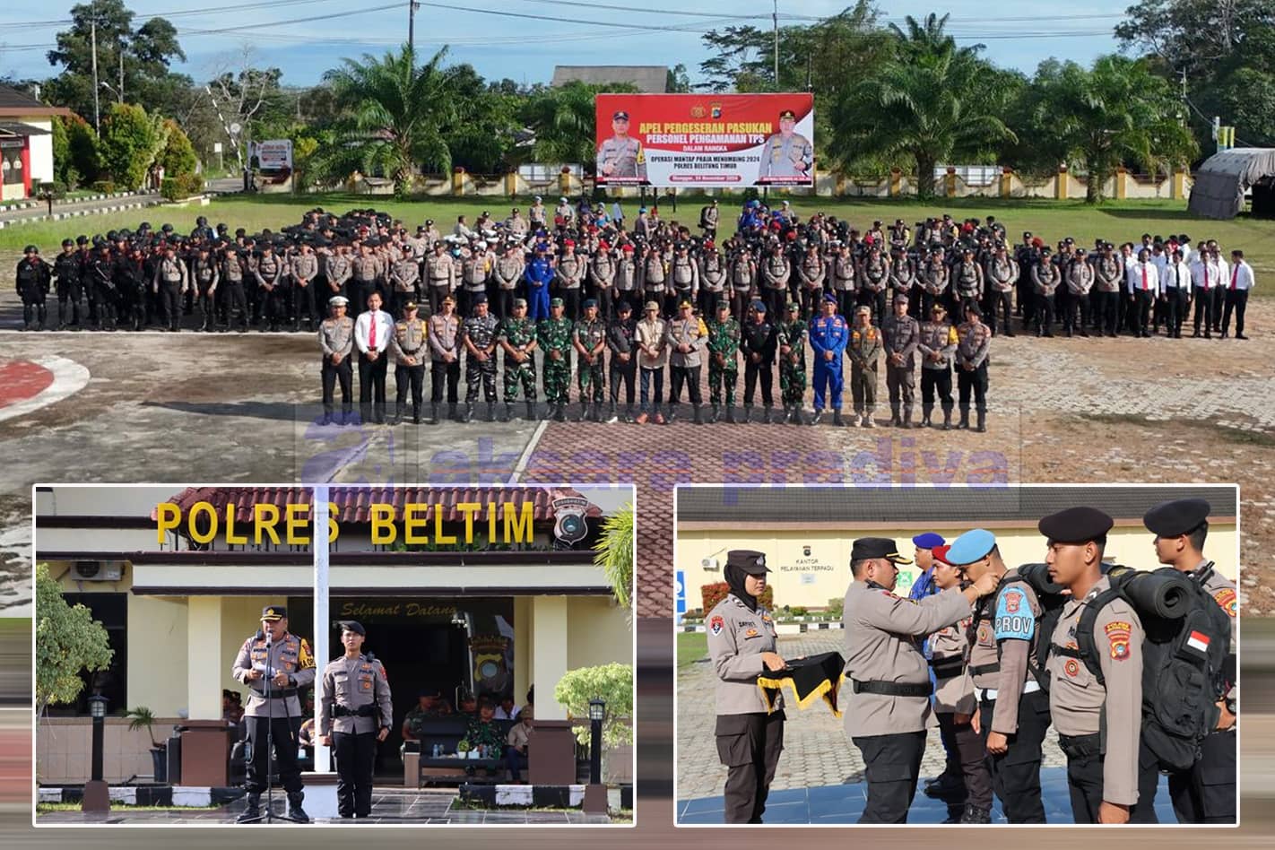 IMG 20241124 Polres Beltim Gelar Apel Pergeseran Pasukan Pergeseran Pasukan
