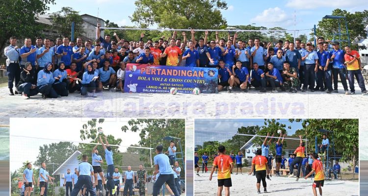 IMG 20250218 Pertandingan Voli Lanud Hanandjoeddin Pertandingan Bola Voli